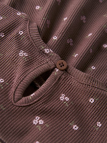 NAME IT Rib Kjole Soho Peppercorn